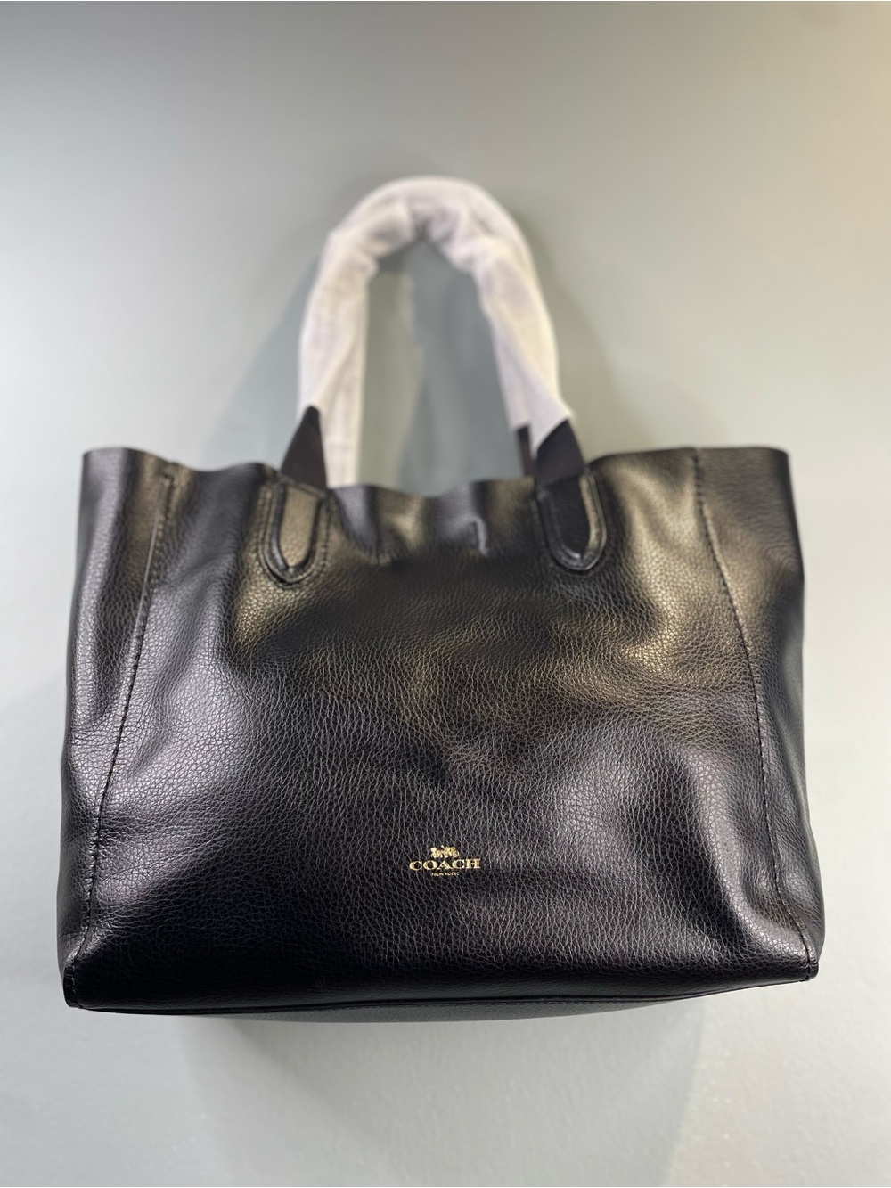 Coach NWT Derby Tote pebbled leather - Picture 5 of 11